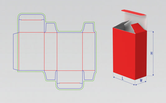 Faltschachtel mit Einstecklaschen